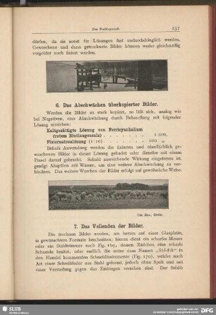 7. Das Vollenden der Bilder