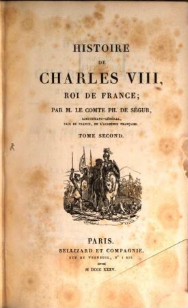 Histoire de Charles VIII, Roi de France, 2