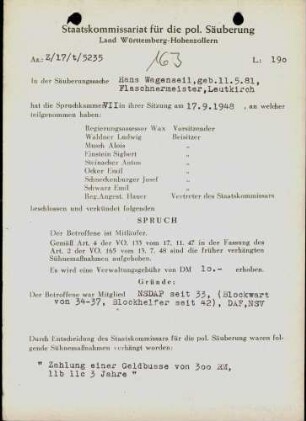 Wagenseil, Hans