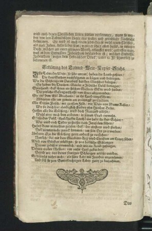 Erklärung des Talmud-Wein-Kupfer-Stichs.