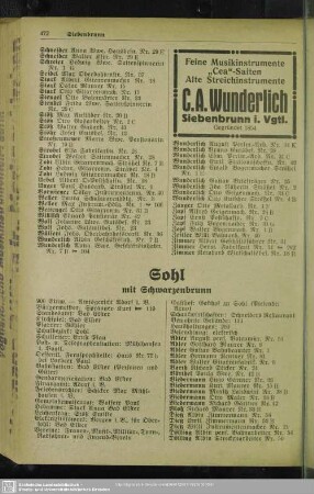 Sohl mit Schwarzenbrunn