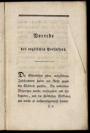 Vorrede des englischen Verfassers.