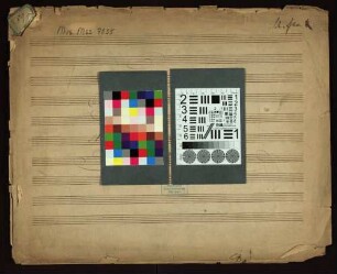 Musikhandschrift - BSB Mus.ms. 7055