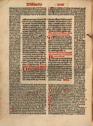 Decretum : mit der Glossa ordinaria von Johannes Teutonicus in der Bearbeitung von Bartholomaeus Brixiensis. Holzschnitt vom Meister des Verardus