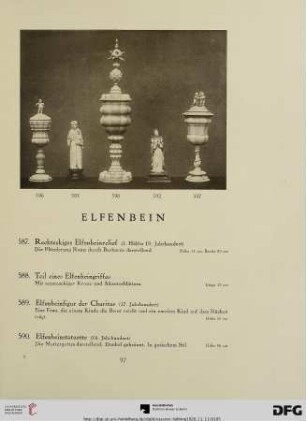 Elfenbein (Nr. 587-606)