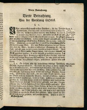 25-51, Vierte Betrachtung. Von der Vorsehung Gottes. - Sechste Betrachtung. Von dem allgemeinen Sünden-Elende.