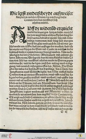 Die letst underscheyd außweiset [...]