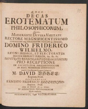 Decas Erotematum Philosophicorum