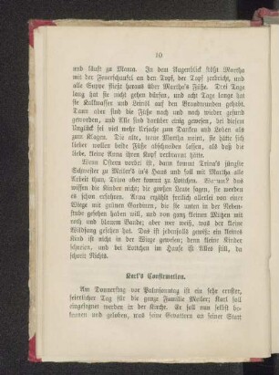 Karl's Confirmation.