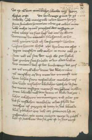 Traktat von der Berührung Gottes im Leiden Christi