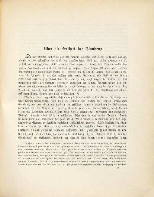 Über die Freiheit des Glaubens
