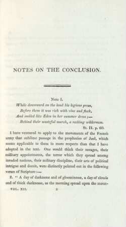 Notes on the conclusion