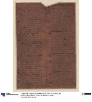 Doppelblatt, Graduale, Nordostfrankreich