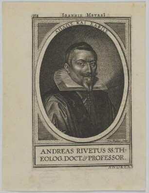 Bildnis des Andreas Rivetus