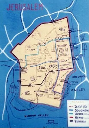Altes Jerusalem [Karte]