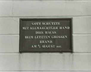 Inschrifttafel, Kamenz (Kreis Kamenz)