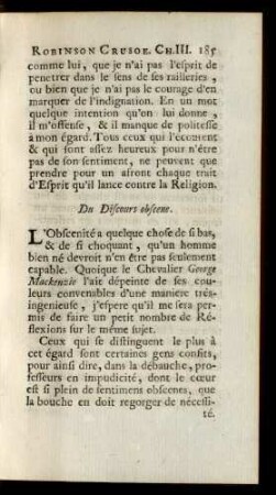 Du Discours obscene.