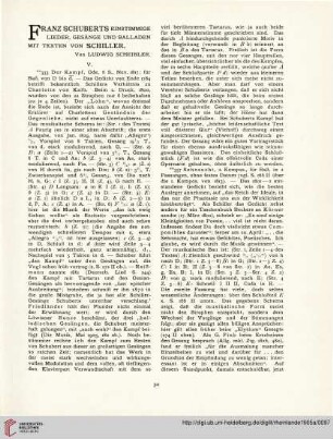 10: Franz Schuberts einstimmige Lieder, Gesänge und Balladen mit Texten von Schiller, [5]