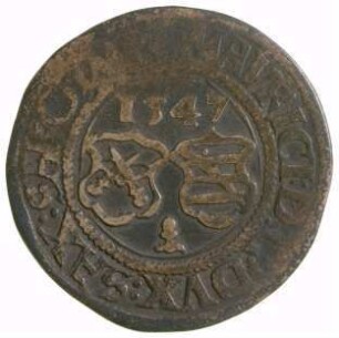 Münze, 1/4 Taler, 1547