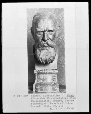 Büste des Bremer Bürgermeisters Otto Gildemeister