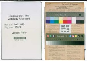 Entnazifizierung Peter Jansen , geb. 21.01.1897 (Lehrer)