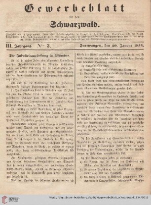 Nro. 3 (29. Januar)