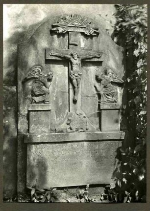 alter Friedhof. Grabstein der Barbara.... 1821