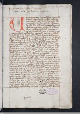 Henricus Bohic : Distinctiones in Libr. I Decretalium