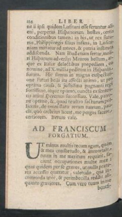 Ad Franciscum Forgatium