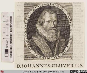 Bildnis Johannes Clüver (lat. Cluverus od. Cluverius)
