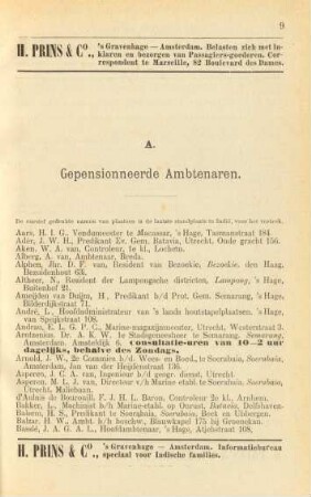 A. Gepensionneerde ambtenaren