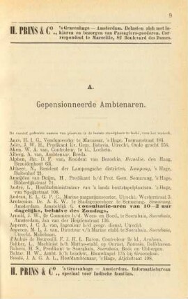 A. Gepensionneerde ambtenaren