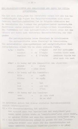 39-60, Die Charakterisierung des Romanischen auf Grund der Neuerscheinungen