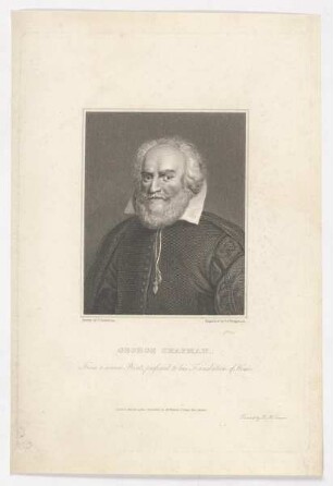 Bildnis des George Chapman