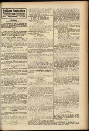 Zweite Ausgabe vom Samstag, den 13. November 1915.