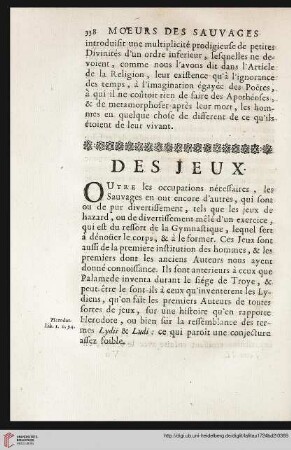 Des jeux