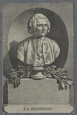 Bildnis des Jean-Jacques Rousseau