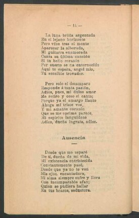 Ausencia