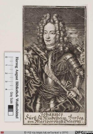 Bildnis John Churchill, 1689 Earl, 1702 1. Duke of Marlborough