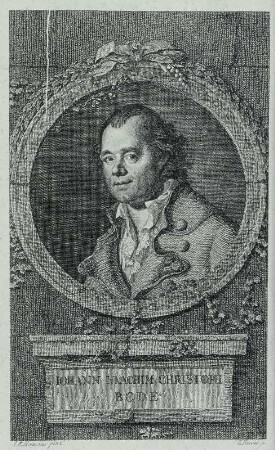 Bildnis des Buchhändlers und Übersetzers Johann Joachim Christoph Bode