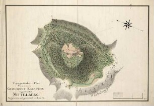 Topographischer Plan von dem in der Grafschafft Eberstein liegenden Hof Mittelberg
