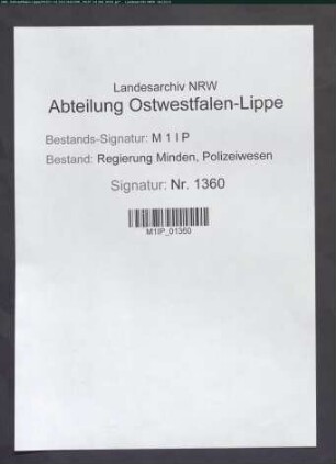 Polizeianwälte im Kreis Lübbecke