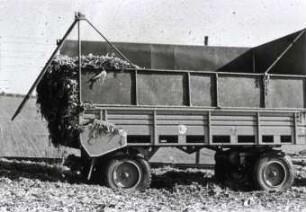 Selbstentladewagen T 087 mit Siliergutaufbau