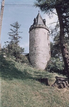 Erzgebirge. Blick auf einen Turm