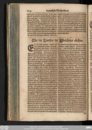 Wie die Türcken die Ubelthäter abthun.