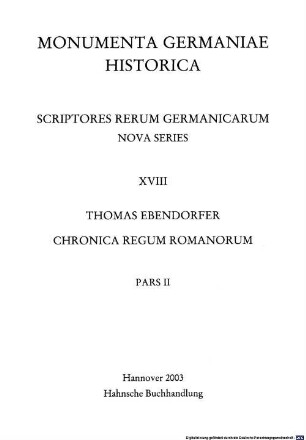Chronica regum Romanorum. 2