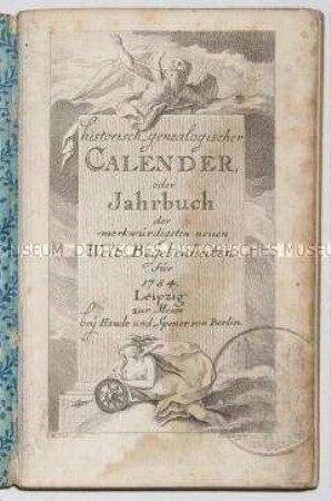 Historisch-genealogischer Kalender auf das Jahr 1784