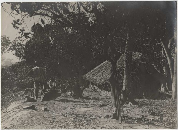 Guató-Haus am Caracara-Fluss