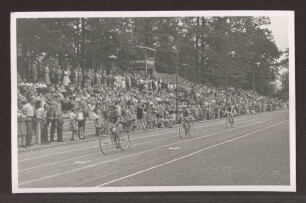 Sportfest, Radwettbewerb. Detmold. Lagesche Straße