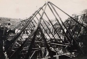 Zerstörungen Zweiter Weltkrieg - Stadtgebiet. Deutsche Waffen- und Munitionsfabrik (DWM) Karlsruhe